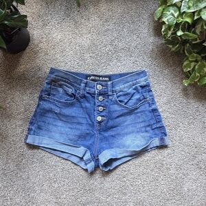 Express Blue Jean Shorts
